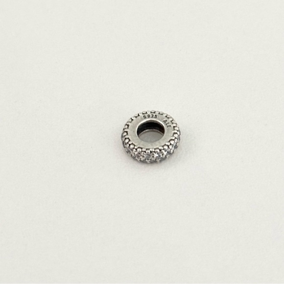 Pandora Clear Sparkle CZ Inspiration Within Spacer Sparkly Bead Charm - Picture 5 of 6